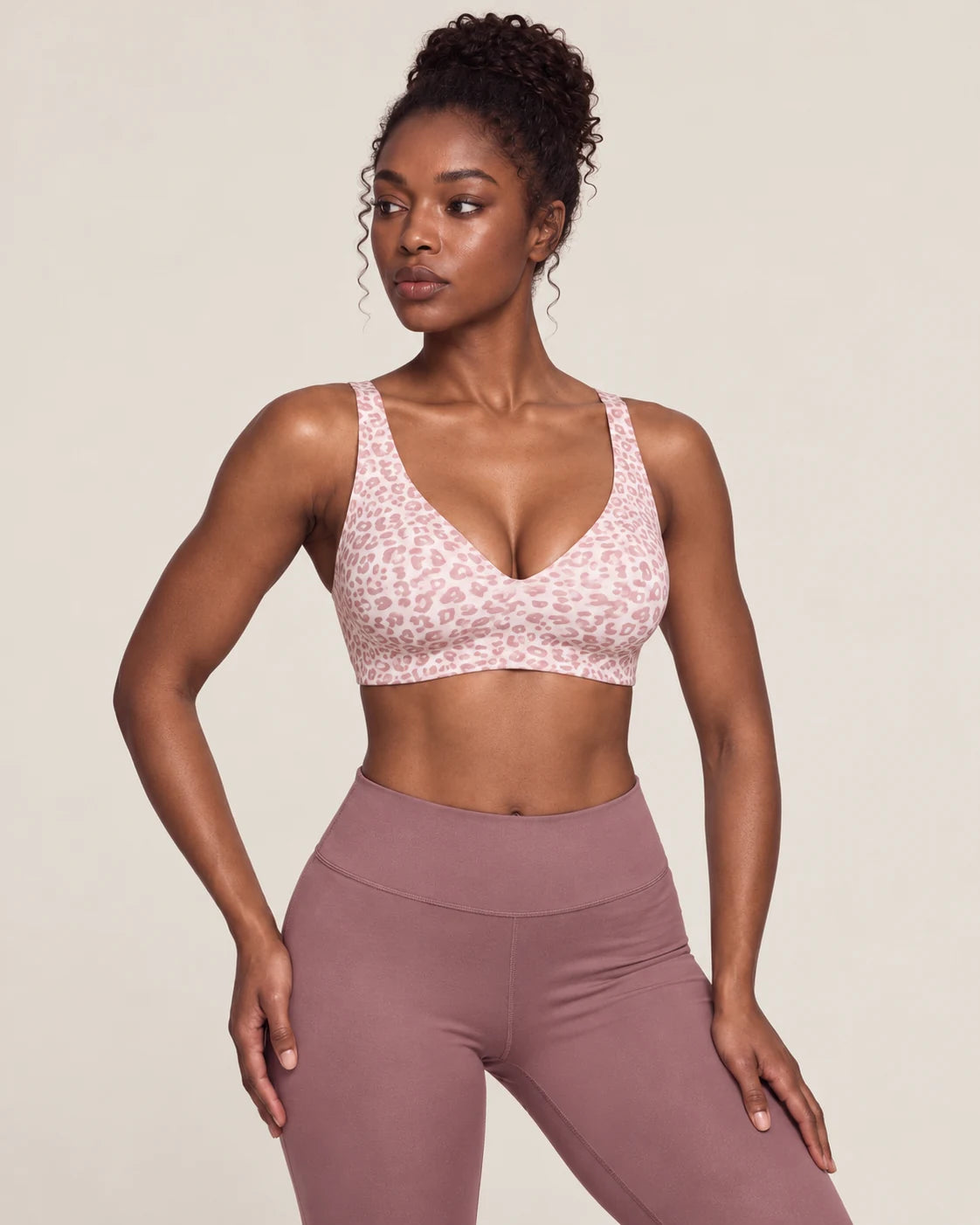 Everyday Bra in Blush leopard